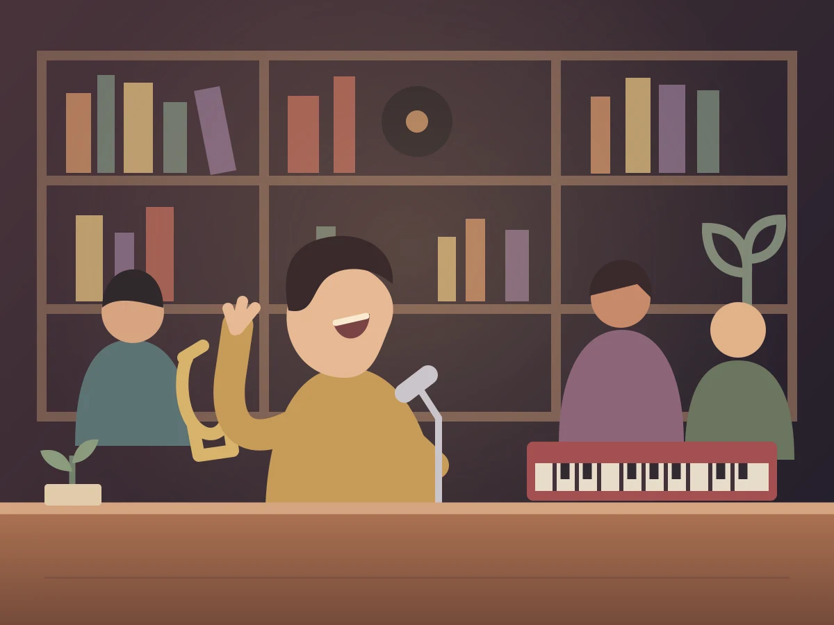 Tiny Desk AI template illustration